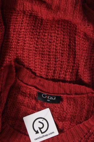 Pulover de femei Gina, Mărime L, Culoare Roșu, Preț 12,40 Lei