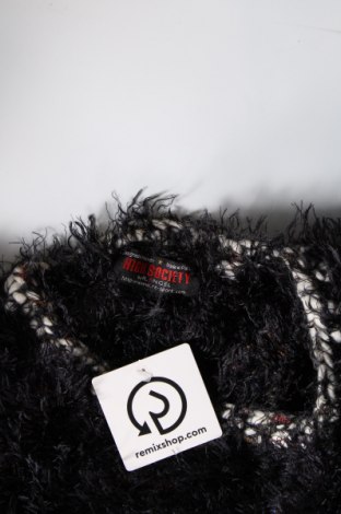 Дамски пуловер High Society by Rengel, Размер S, Цвят Черен, Цена 4,68 лв.