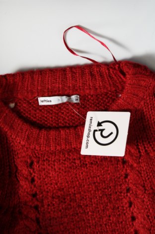Дамски пуловер Lefties, Размер L, Цвят Червен, Цена 8,70 лв.