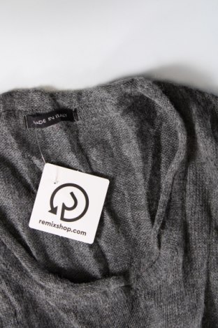 Γυναικείο πουλόβερ Made In Italy, Μέγεθος S, Χρώμα Γκρί, Τιμή 2,51 €