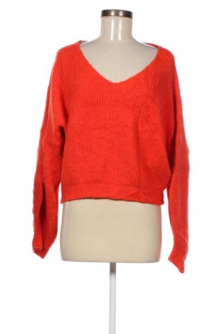 Γυναικείο πουλόβερ Made In Italy, Μέγεθος L, Χρώμα Πορτοκαλί, Τιμή 5,38 €