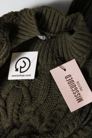 Дамски пуловер Missguided, Размер L, Цвят Зелен, Цена 12,42 лв.