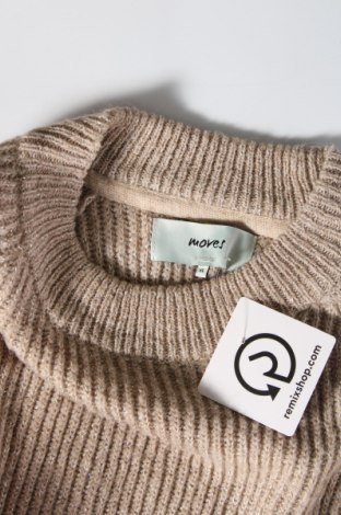 Γυναικείο πουλόβερ Moves by Minimum, Μέγεθος XL, Χρώμα  Μπέζ, Τιμή 10,82 €