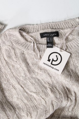 Γυναικείο πουλόβερ New Look, Μέγεθος L, Χρώμα Γκρί, Τιμή 2,15 €