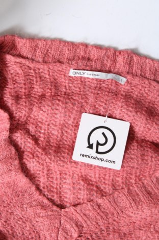Γυναικείο πουλόβερ ONLY, Μέγεθος L, Χρώμα Ρόζ , Τιμή 2,35 €
