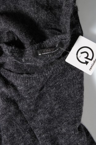 Γυναικείο πουλόβερ ONLY, Μέγεθος L, Χρώμα Γκρί, Τιμή 2,23 €