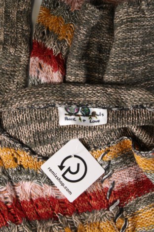 Дамски пуловер Peace + Love, Размер M, Цвят Многоцветен, Цена 4,35 лв.