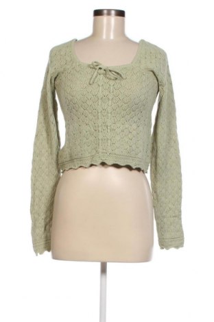 Γυναικείο πουλόβερ Pieces, Μέγεθος M, Χρώμα Πράσινο, Τιμή 6,68 €
