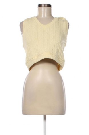 Pulover de femei Pull&Bear, Mărime M, Culoare Galben, Preț 21,18 Lei