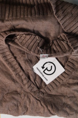 Дамски пуловер S.Oliver, Размер L, Цвят Кафяв, Цена 3,48 лв.