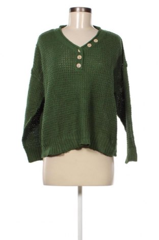 Дамски пуловер SHEIN, Размер S, Цвят Зелен, Цена 4,35 лв.