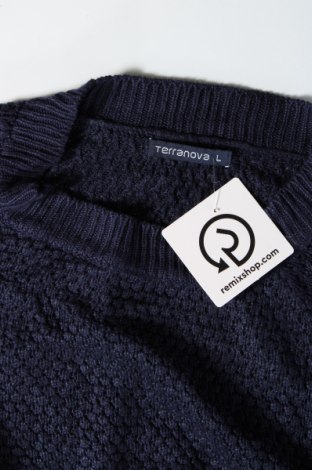 Дамски пуловер Terranova, Размер L, Цвят Син, Цена 3,48 лв.