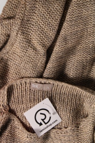 Дамски пуловер Tex, Размер L, Цвят Бежов, Цена 4,35 лв.