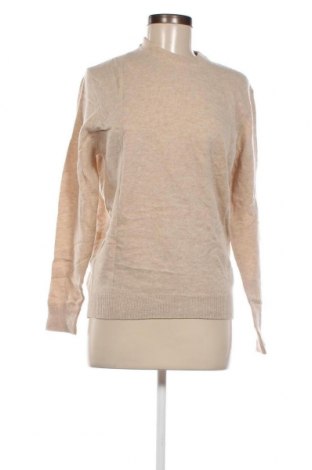 Дамски пуловер Zara, Размер S, Цвят Бежов, Цена 15,00 лв.