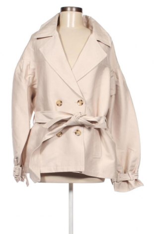 Damen Trenchcoat NA-KD, Größe L, Farbe Ecru, Preis 40,59 €