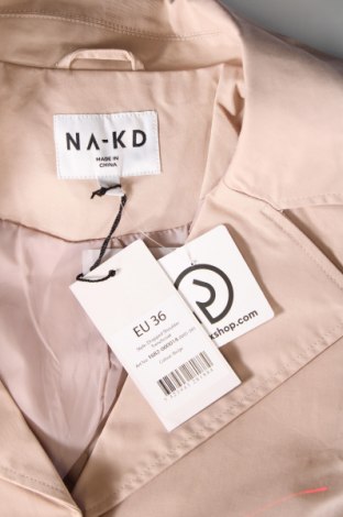 Dámský přechodný kabát  NA-KD, Velikost S, Barva Popelavě růžová, Cena  457,00 Kč