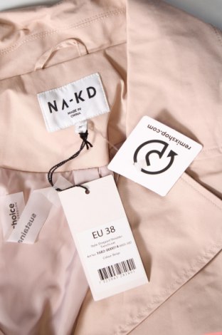 Dámsky prechodný kabát  NA-KD, Veľkosť M, Farba Popolavo ružová, Cena  26,68 €
