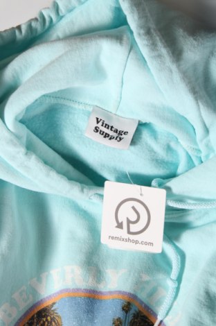 Damen Sweatshirt Vintage Supply, Größe XS, Farbe Blau, Preis € 9,87