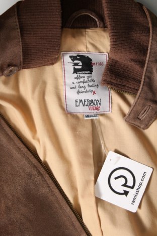 Dámska kožená bunda  Emerson, Veľkosť M, Farba Hnedá, Cena  18,41 €