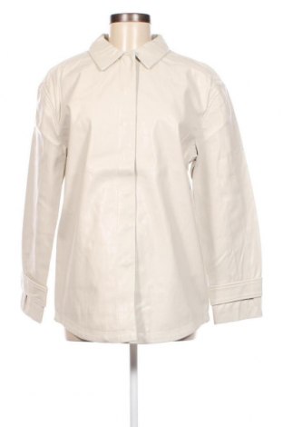 Γυναικείο δερμάτινο μπουφάν NA-KD, Μέγεθος S, Χρώμα Λευκό, Τιμή 22,76 €
