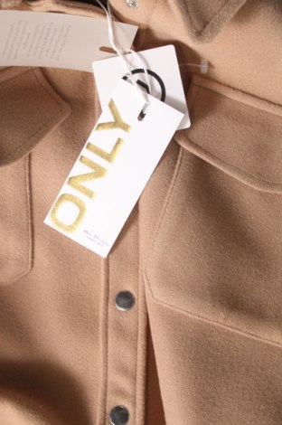 Γυναικείο παλτό ONLY, Μέγεθος S, Χρώμα  Μπέζ, Τιμή 12,24 €