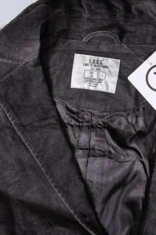 Дамско сако H&M L.O.G.G., Размер L, Цвят Сив, Цена 9,24 лв.