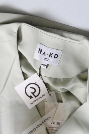 Дамско сако NA-KD, Размер S, Цвят Зелен, Цена 23,22 лв.