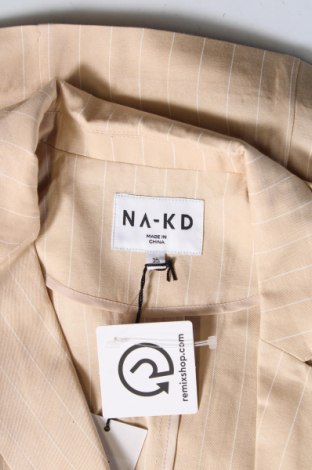 Дамско сако NA-KD, Размер S, Цвят Бежов, Цена 19,35 лв.
