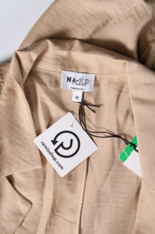 Γυναικείο σακάκι NA-KD, Μέγεθος M, Χρώμα  Μπέζ, Τιμή 11,97 €