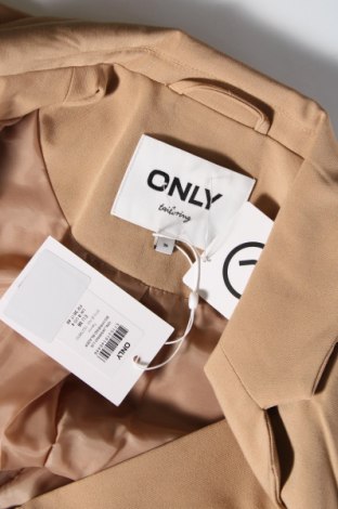 Γυναικείο σακάκι ONLY, Μέγεθος S, Χρώμα  Μπέζ, Τιμή 42,27 €