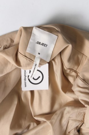 Γυναικείο σακάκι Object, Μέγεθος M, Χρώμα  Μπέζ, Τιμή 17,95 €