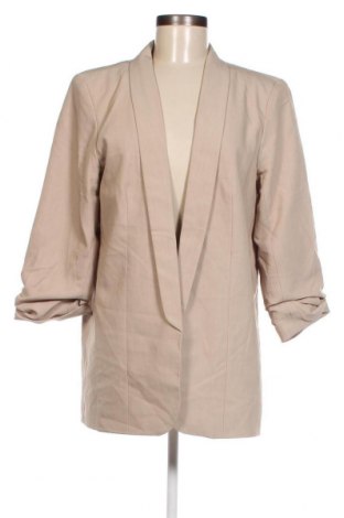 Γυναικείο σακάκι Pieces, Μέγεθος XL, Χρώμα  Μπέζ, Τιμή 20,71 €