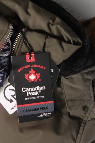 Γυναικείο μπουφάν Canadian Peak, Μέγεθος M, Χρώμα Πράσινο, Τιμή 57,76 €