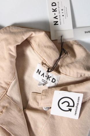 Γυναικείο μπουφάν NA-KD, Μέγεθος L, Χρώμα  Μπέζ, Τιμή 12,62 €