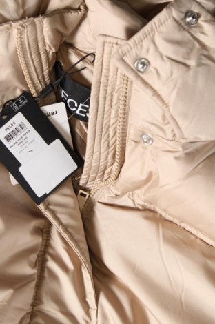 Γυναικείο μπουφάν Pieces, Μέγεθος XL, Χρώμα  Μπέζ, Τιμή 17,75 €