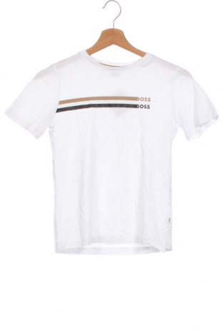 Детска тениска BOSS, Размер 8-9y/ 134-140 см, Цвят Бял, Цена 77,35 лв.