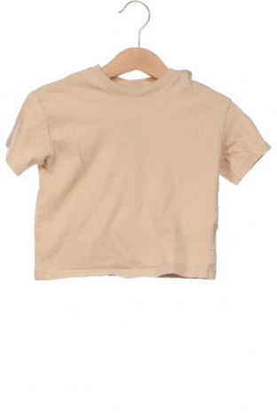 Dziecięcy T-shirt H&M, Rozmiar 9-12m/ 74-80 cm, Kolor Beżowy, Cena 12,16 zł