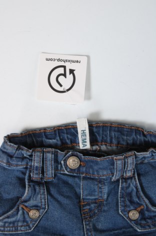 Dziecięce jeansy Hema, Rozmiar 3-6m/ 62-68 cm, Kolor Niebieski, Cena 14,81 zł