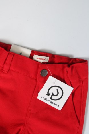 Детски къс панталон Catimini, Размер 9-12m/ 74-80 см, Цвят Червен, Цена 79,00 лв.