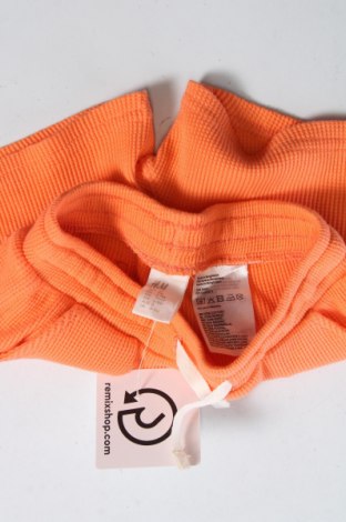 Детски къс панталон H&M, Размер 9-12m/ 74-80 см, Цвят Оранжев, Цена 23,00 лв.