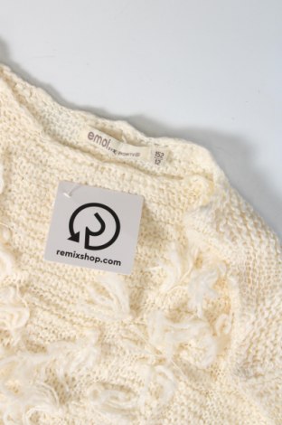 Детски пуловер Emoi By Emonite, Размер 11-12y/ 152-158 см, Цвят Бял, Цена 3,64 лв.
