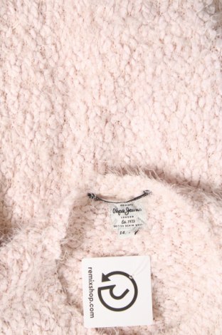 Dziecięcy sweter Pepe Jeans, Rozmiar 15-18y/ 170-176 cm, Kolor Różowy, Cena 61,41 zł