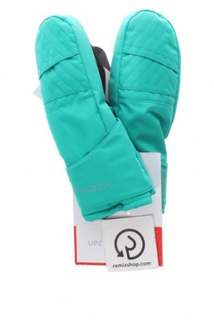 Детски ръкавици за зимни спортове Spyder, Цвят Зелен, Цена 99,00 лв.