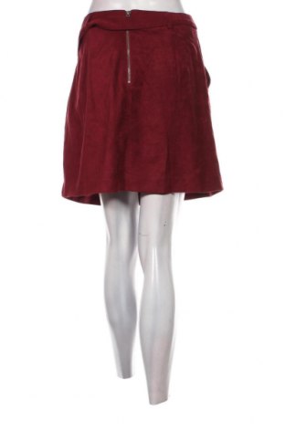 Δερμάτινη φούστα Hollister, Μέγεθος L, Χρώμα Κόκκινο, Τιμή 4,93 €