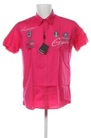 Мъжка риза Cipo & Baxx, Размер L, Цвят Розов, Цена 13,26 лв.