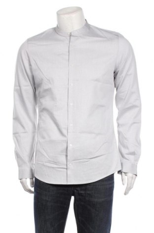 Ανδρικό πουκάμισο S.Oliver Black Label, Μέγεθος M, Χρώμα Γκρί, Τιμή 14,96 €