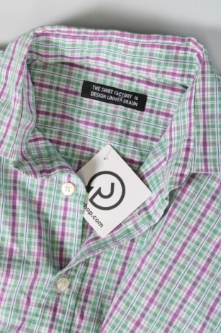 Herrenhemd The Shirt Factory, Größe S, Farbe Mehrfarbig, Preis 2,44 €