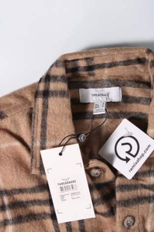 Herrenhemd Threadbare, Größe S, Farbe Braun, Preis 9,72 €