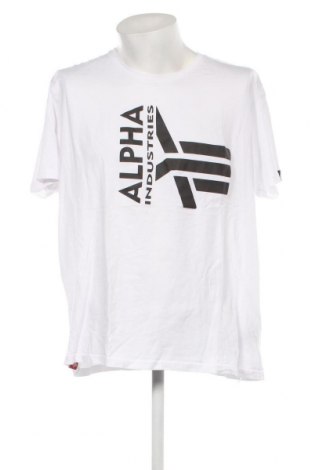Tricou de bărbați Alpha Industries, Mărime 3XL, Culoare Alb, Preț 171,05 Lei