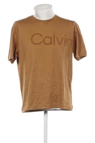 Tricou de bărbați Calvin Klein, Mărime L, Culoare Maro, Preț 207,24 Lei